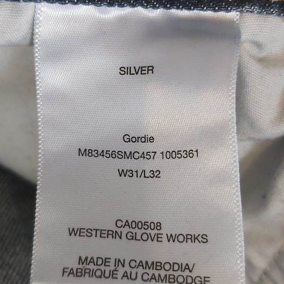 Silver Jean's Mens Size 31Wx32L - Picture 5 of 9